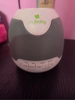 White and Gray Sound Machine Speaker - Soothing Sleep Sounds